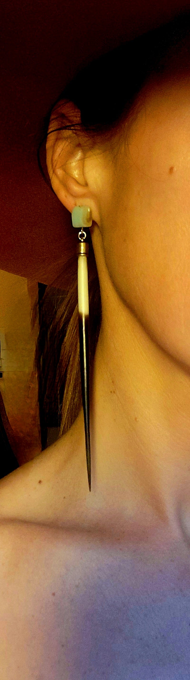 Earrings - Porcupine Quill