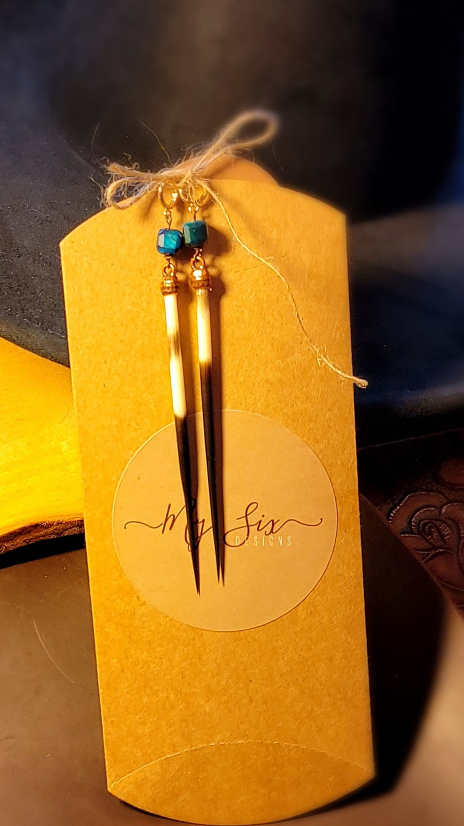Earrings - Porcupine Quill
