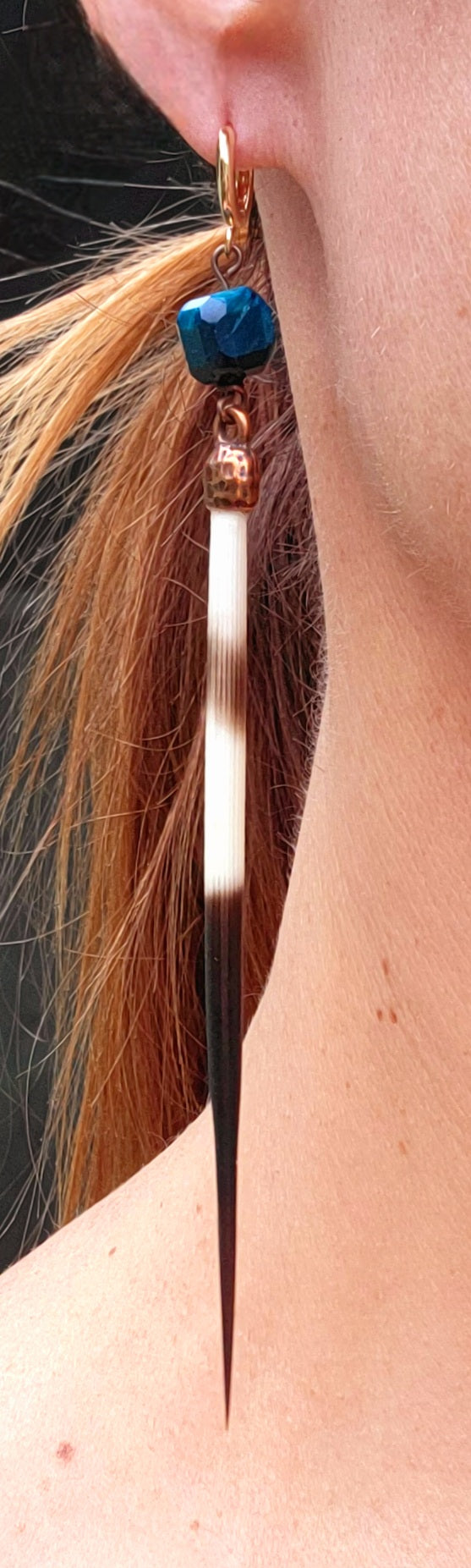 Earrings - Porcupine Quill