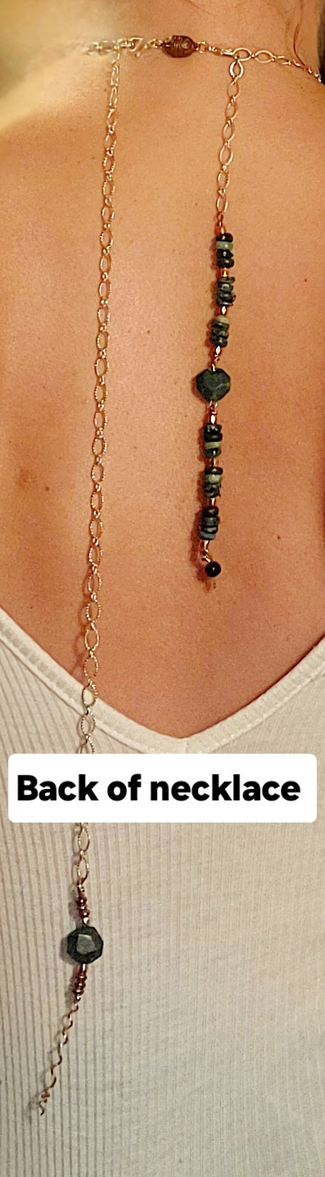Necklace - Turquoise and mixed metals