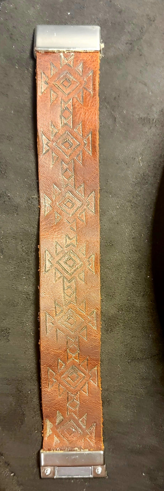 Bracelet - Leather Hand Burned